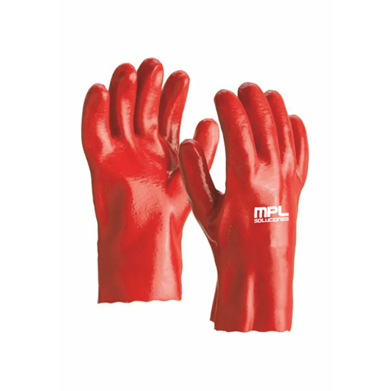 Guante GPVCR27CM fabricado en PVC rojo 27 CMS.